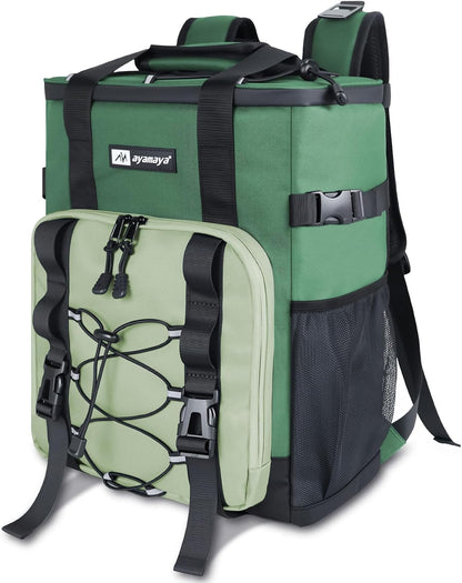 Cooler Backpack, 24 Cans Leakproof Insulated Lunch Backpack Cooler