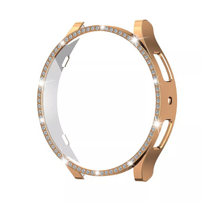 Screen Protector Case for Samsung Galaxy Watch 6 40mm/44mm, Bling Cover, Tempered Glass, Perfect Protection Anti Scratch