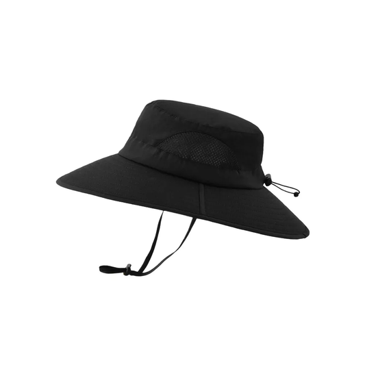 Unisex Bonnie Bucket Hat Wide Brim Breathable Sun Mesh Cap UV Protection Outdoor