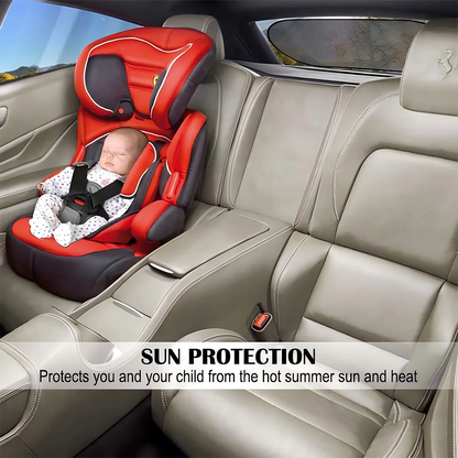 Car Back Window Sun Shade, Static Cling Rear Window Sunshade, Block Harmful UV Rays