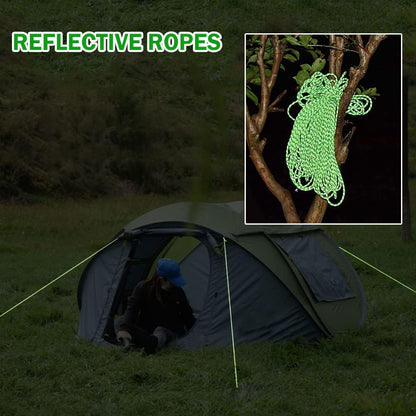 3-4 People Pop-Up Tent & Transparent Tent Tarp Rainfly Replacement, Enhanced Ventilation, Waterproof for Camping, Beach and Outdoor Adventures