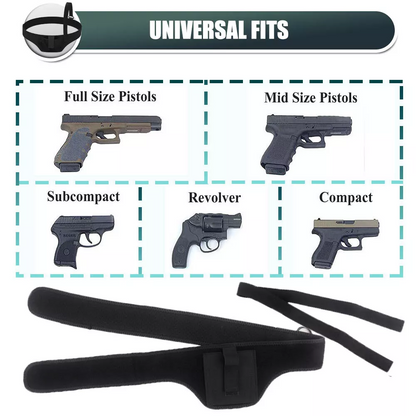 Tactical Concealed Carry Shoulder Gun Holster, Adjustable & Comfortable