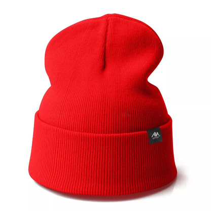 Unisex Beanie Hat Cuff Slouchy Men Women Long Warm Soft Knit Cap Winter Solid