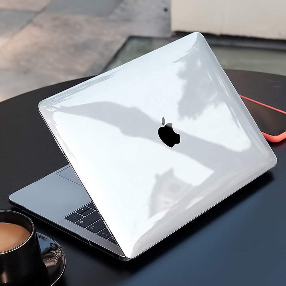 Crystal Clear Plastic Hard Shell & Screen Protector & Keyboard Cover, For MacBook Air 13.6" Case (2025-2022) [A3240 M4/ A3113 M3/ A2681 M2], Anti-Scratch Apple Laptop Protection Set