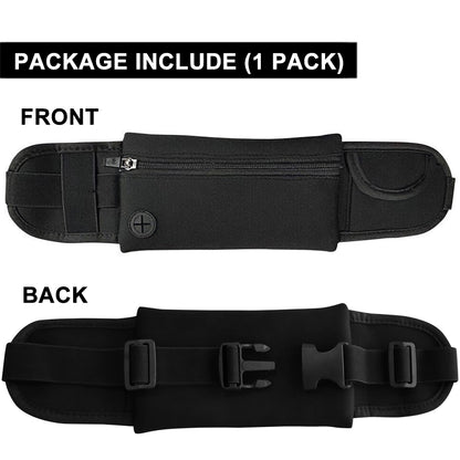 Waterproof Running Fanny Pack for Jogging & Travel, Lightweight Adjustable Waist Belt Bag Fits Smartphones 3 to 7"