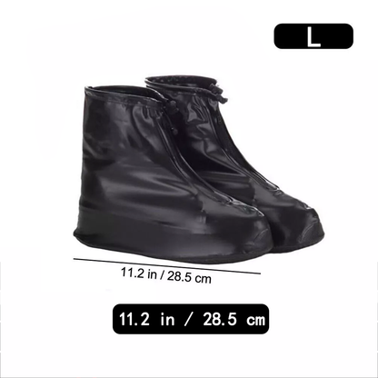 Anti-slip Waterproof Overshoes, Reusable Rain Shoe Covers, Foldable & Lightweight for Outdoor Walking, Hiking & Camping