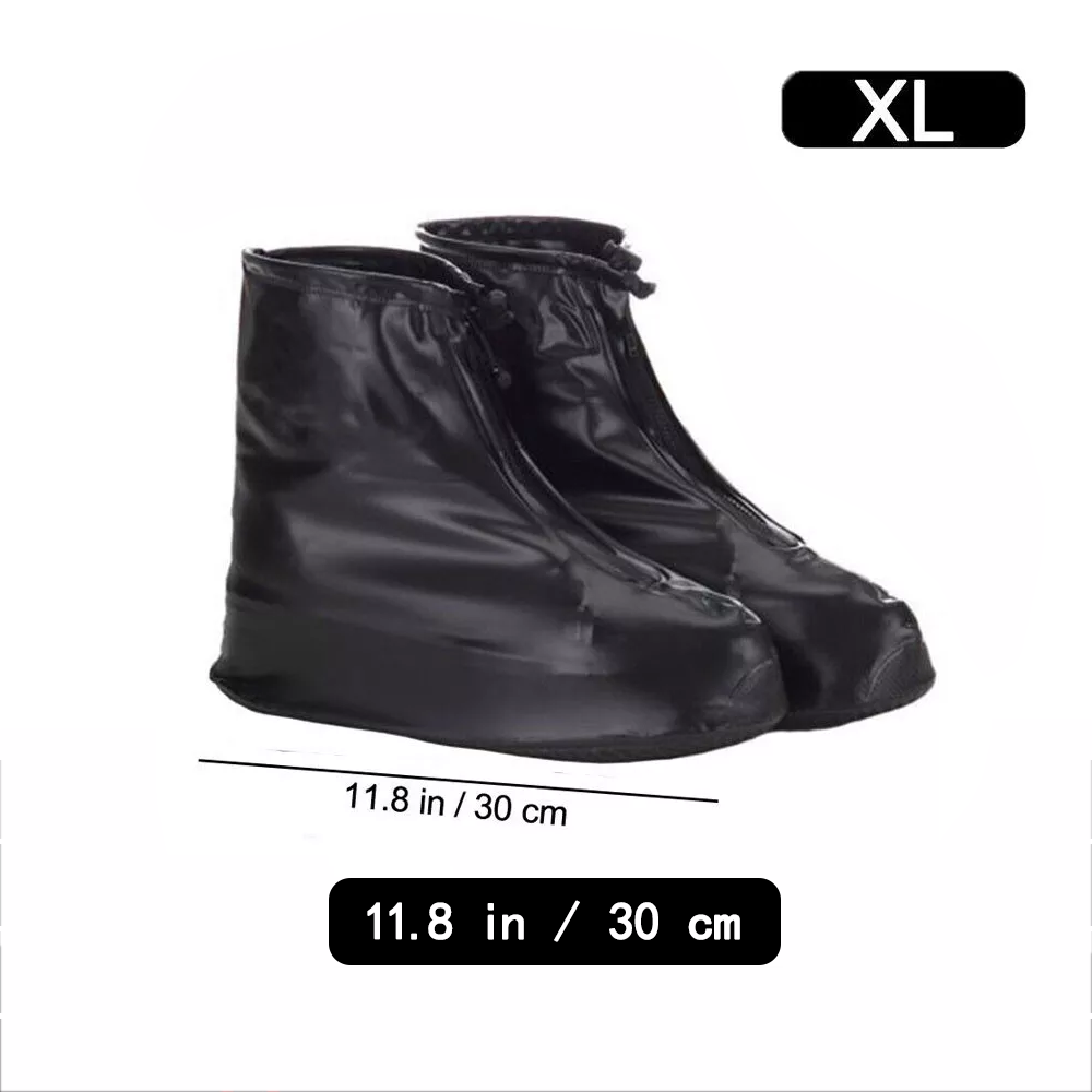 Anti-slip Waterproof Overshoes, Reusable Rain Shoe Covers, Foldable & Lightweight for Outdoor Walking, Hiking & Camping
