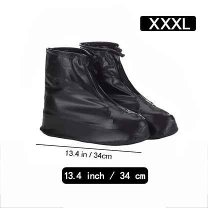Anti-slip Waterproof Overshoes, Reusable Rain Shoe Covers, Foldable & Lightweight for Outdoor Walking, Hiking & Camping