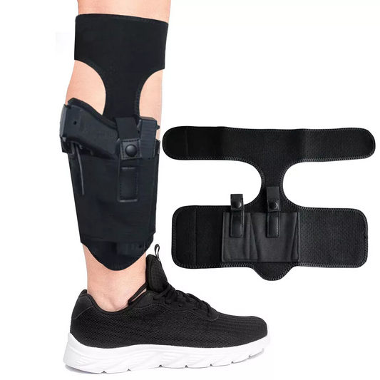 Tactical Ankle Gun Holster for Concealed Carry, Right Left Hand for Most Pistols Revolvers, Lightweight & Durable Airsoft Material