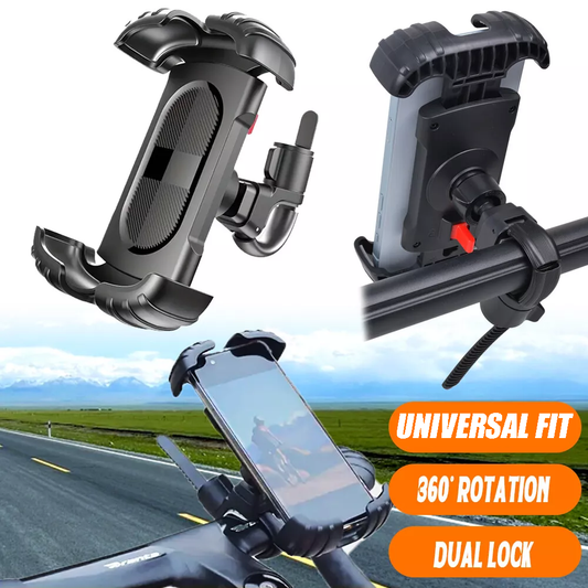 Bike / Motorcycle Handlebar Phone Holder Mount Clamp for 4.7-7" Cellphones