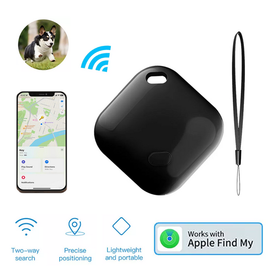Bluetooth Tracker for Apple Find My, Smart Tag GPS Item Locator, Finder for Keys, Phones, Bags, Wallet, Luggage, Pets