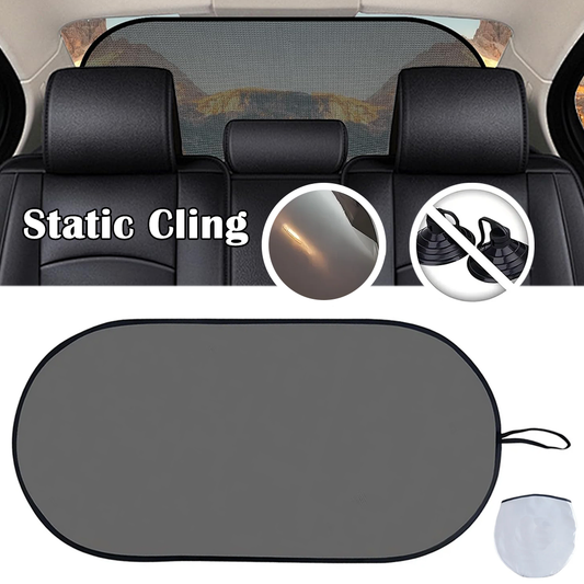 Car Back Window Sun Shade, Static Cling Rear Window Sunshade, Block Harmful UV Rays