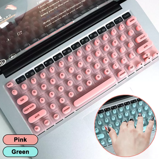 Silicone Raised Keyboard Cover for Long Nail Art, Perfectly Fit Apple Laptop Pro13 2020-2023, Also Compatible with Pro 14&16 2021-2024, Air 13&15