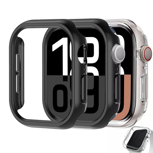 Protective Case for Apple Watch Series 10 42mm/46mm, Raised-Edge & Open Design, Hard PC Bumper