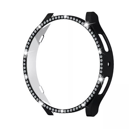 Screen Protector Case for Samsung Galaxy Watch 6 40mm/44mm, Bling Cover, Tempered Glass, Perfect Protection Anti Scratch