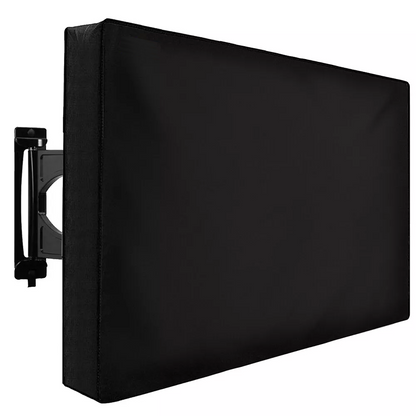 600D Outdoor TV Cover for Flat Screens, Heavy Duty Weatherproof Television Protector