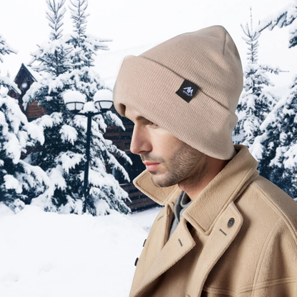 Unisex Beanie Hat Cuff Slouchy Men Women Long Warm Soft Knit Cap Winter Solid