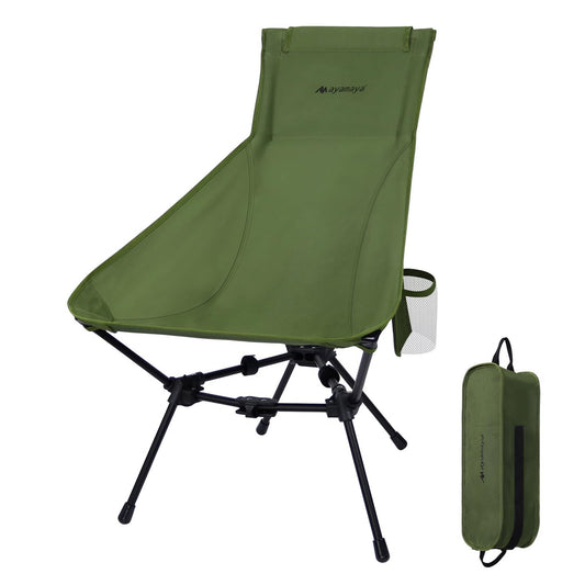 Camping Chairs - Ultralight Aluminum Folding High Back Camping Chair