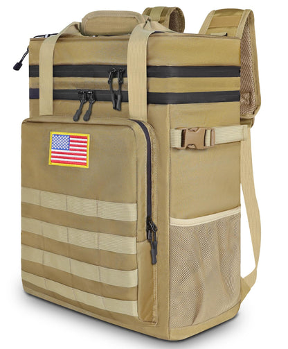 Tactical Backpack Cooler, Leakproof 40 Cans Soft Cooler Backpack with Handle