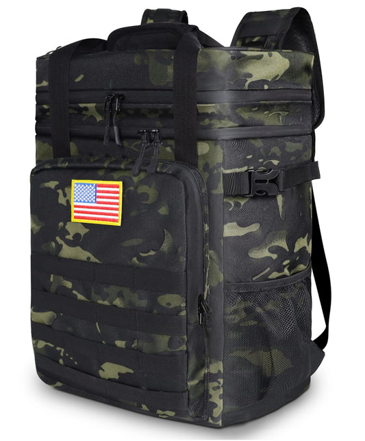 Tactical Backpack Cooler, Leakproof 40 Cans Soft Cooler Backpack with Handle