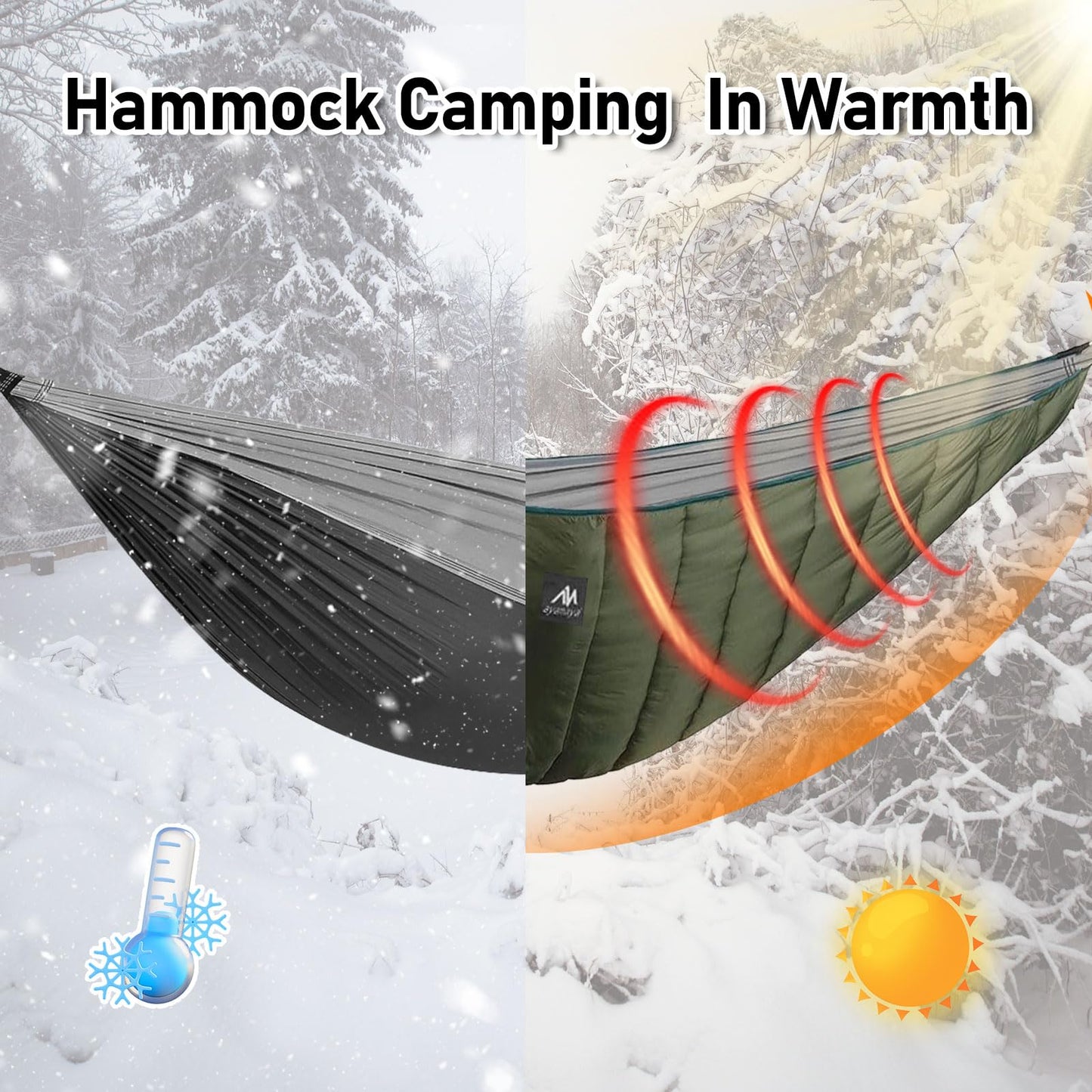 Single Hammock Underquilt Full Length Big Size Under Quilts for Hammocks