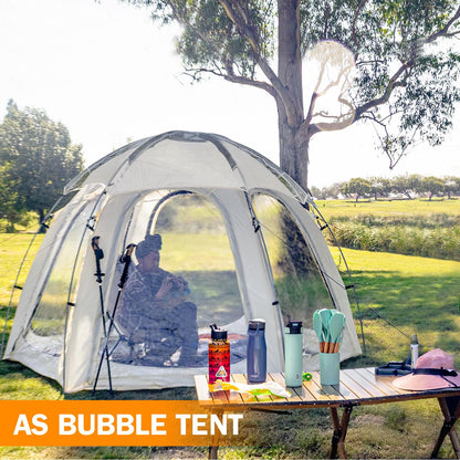 10x10 FT Screen House for 4-6 People, Outdoor Sports Tent Canopy with Mesh Mosquito Netting
