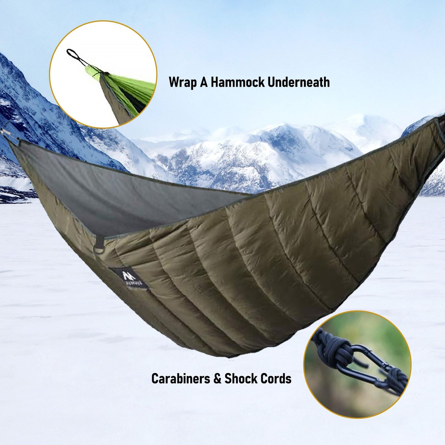 Single Hammock Underquilt Full Length Big Size Under Quilts for Hammocks