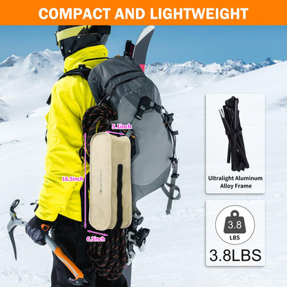 Camping Chairs - Ultralight Aluminum Folding High Back Camping Chair