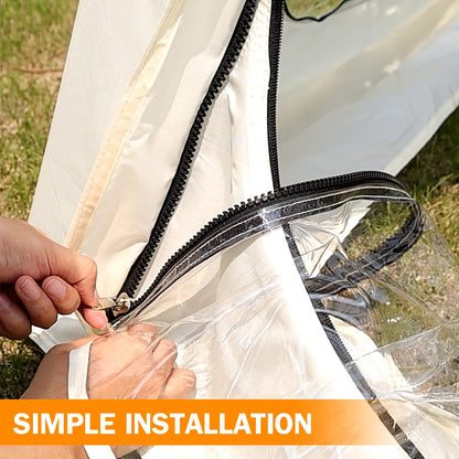 10x10 FT Screen House for 4-6 People, Outdoor Sports Tent Canopy with Mesh Mosquito Netting