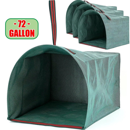 72 Gallon Garden Waste Bags Heavy Duty Reuseable Yard lawn leaf Trash Can