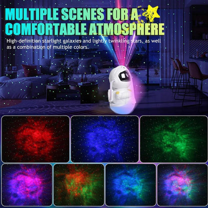 3in1 Astronaut Galaxy Star Projector Nebula Space Night Light for Decor Gifts