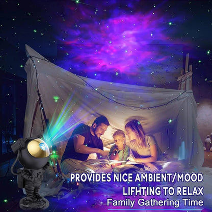 Astronaut Projector Night Light Lamp Star Nebula Galaxy Space Sky for Room Decor