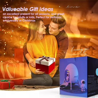 Astronaut Galaxy Light Ceiling Projector with Remote for Room Holiday Decor Gift