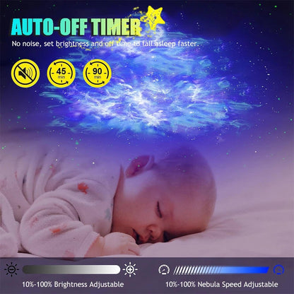 3in1 Astronaut Galaxy Star Projector Nebula Space Night Light for Decor Gifts