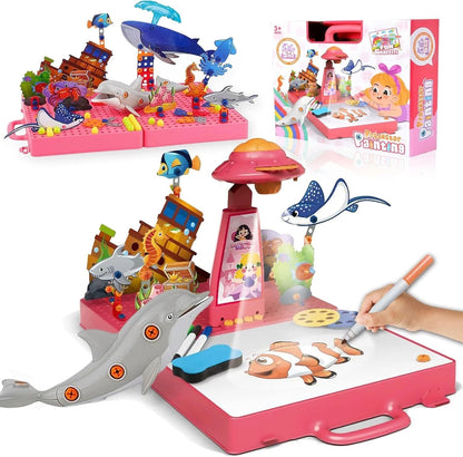 Drawing Projector Kids Tracing Toys Children Smart Sketcher Boys Girls Art Gifts