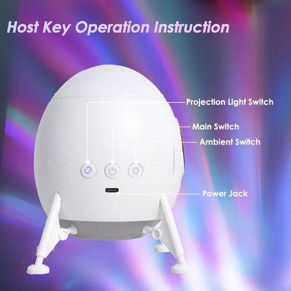 Astronaut Galaxy Light Ceiling Projector with Remote for Room Holiday Decor Gift