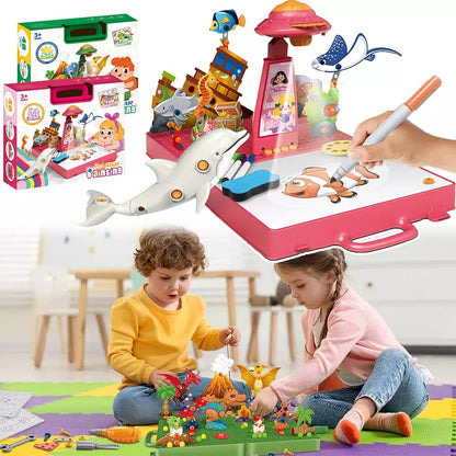 Drawing Projector Kids Tracing Toys Children Smart Sketcher Boys Girls Art Gifts